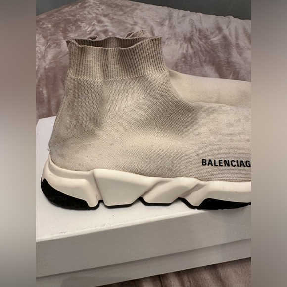 Balenciaga sock sneakers in white womens size 12 men’s size 10 - Picture 12 of 13